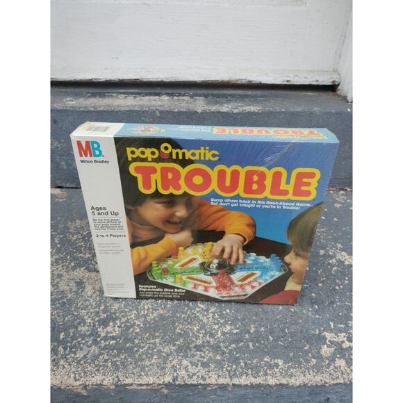 1986 Milton Bradley Trouble Board Game New Sealed Read - Picture 1 of 8